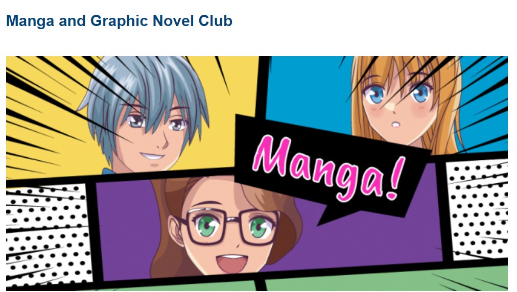 Manga and Graphic Novel Club - Department of Cultural Affairs