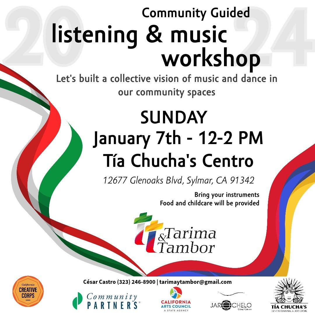 Taruna yTambor Community Guided Listening and Music Workshop